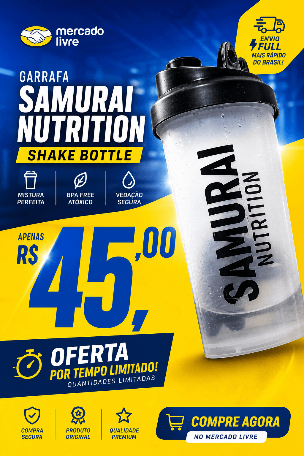 Garrafa Samurai